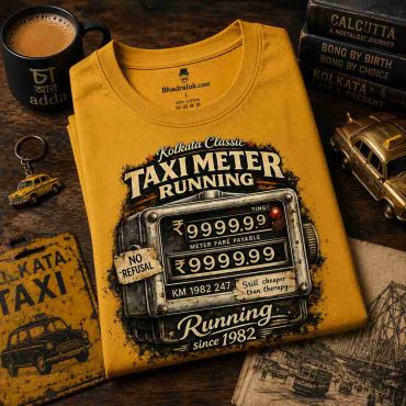 Bhadralok’s Taxi Meter Running Tees