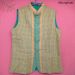 Green & Yellow Gamcha Jacket 