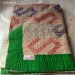 Hand woven Pure Cotton Kantha for Babies (Blue & Green)