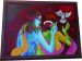 Radha Krishna Love Hand Painted Art 