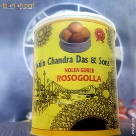 Nalin Ch Das Nolen Gur Rosogolla 1 KG Tin