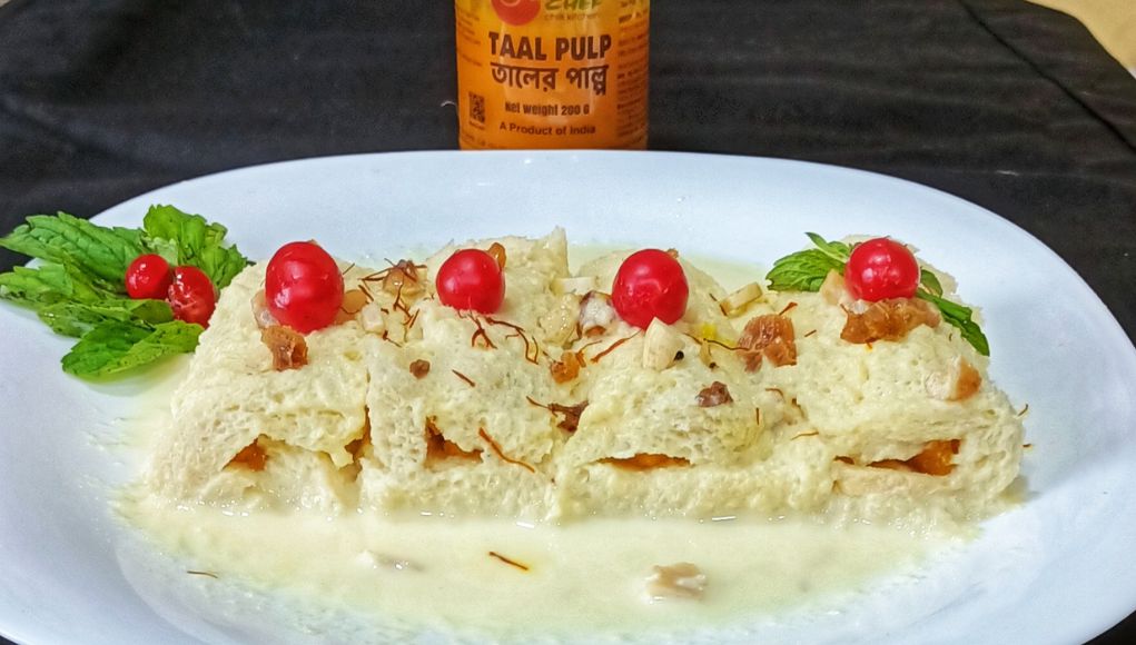 Taal Bread Malai Roll Recipe 